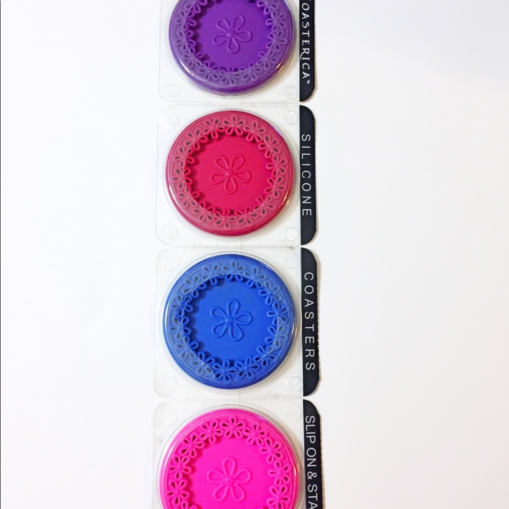 SET of Coasters & Glass Markers “All-In-One”